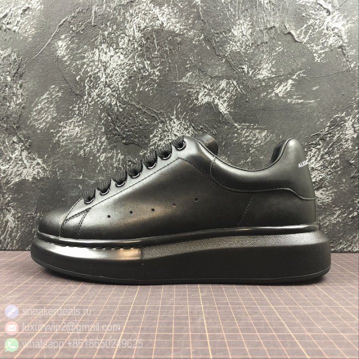 Alexander McQueen Sole Unisex Sneakers 37681 All Black